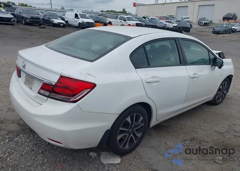 2014 Honda Civic Ex from USA, damaged, VIN 19XFB2F80EE000625